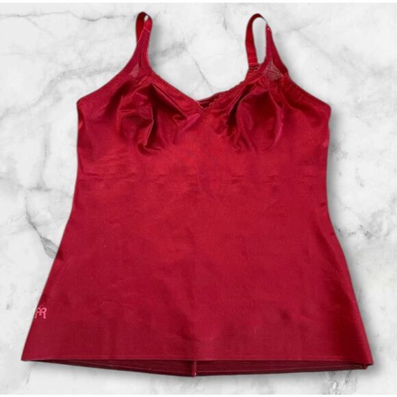 Ruby Ribbon Red Shapewear Tank - Picture 2 of 5
